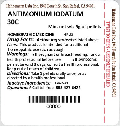 Antimonium Iodatum 30C 5g.jpg Antimonium Iodatum 30C 5g - Antimonium Iodatum 30C 5g